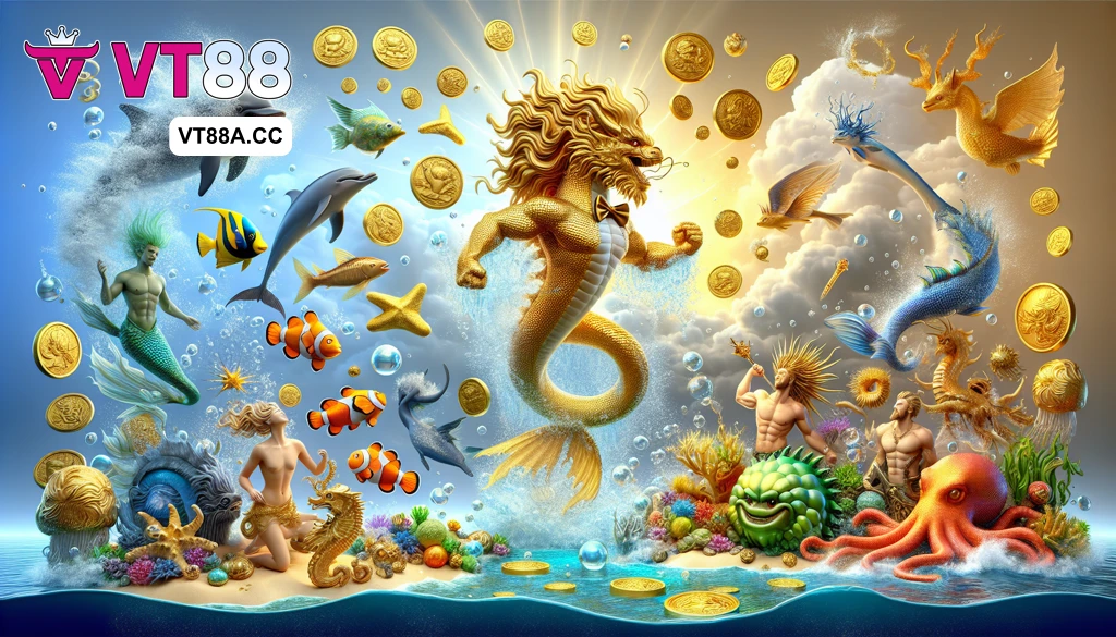 Có nhiều sinh vật biển mới lạ trong game bắn cá 