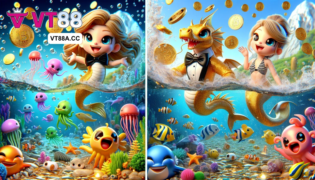 Hệ thống sinh vật biển phong phú trong game săn cá phát tài
